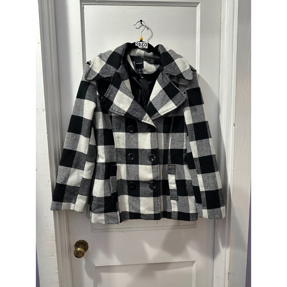 Rampage‎ White Plaid Jacket in L